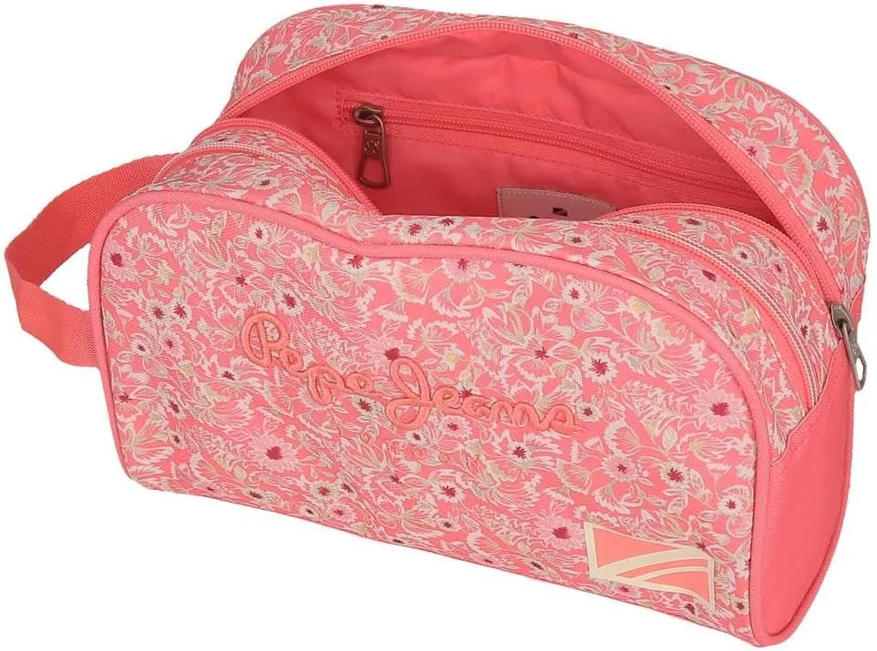 Pepe Jeans Girl's Toiletry Bag Two Compartments Adaptable