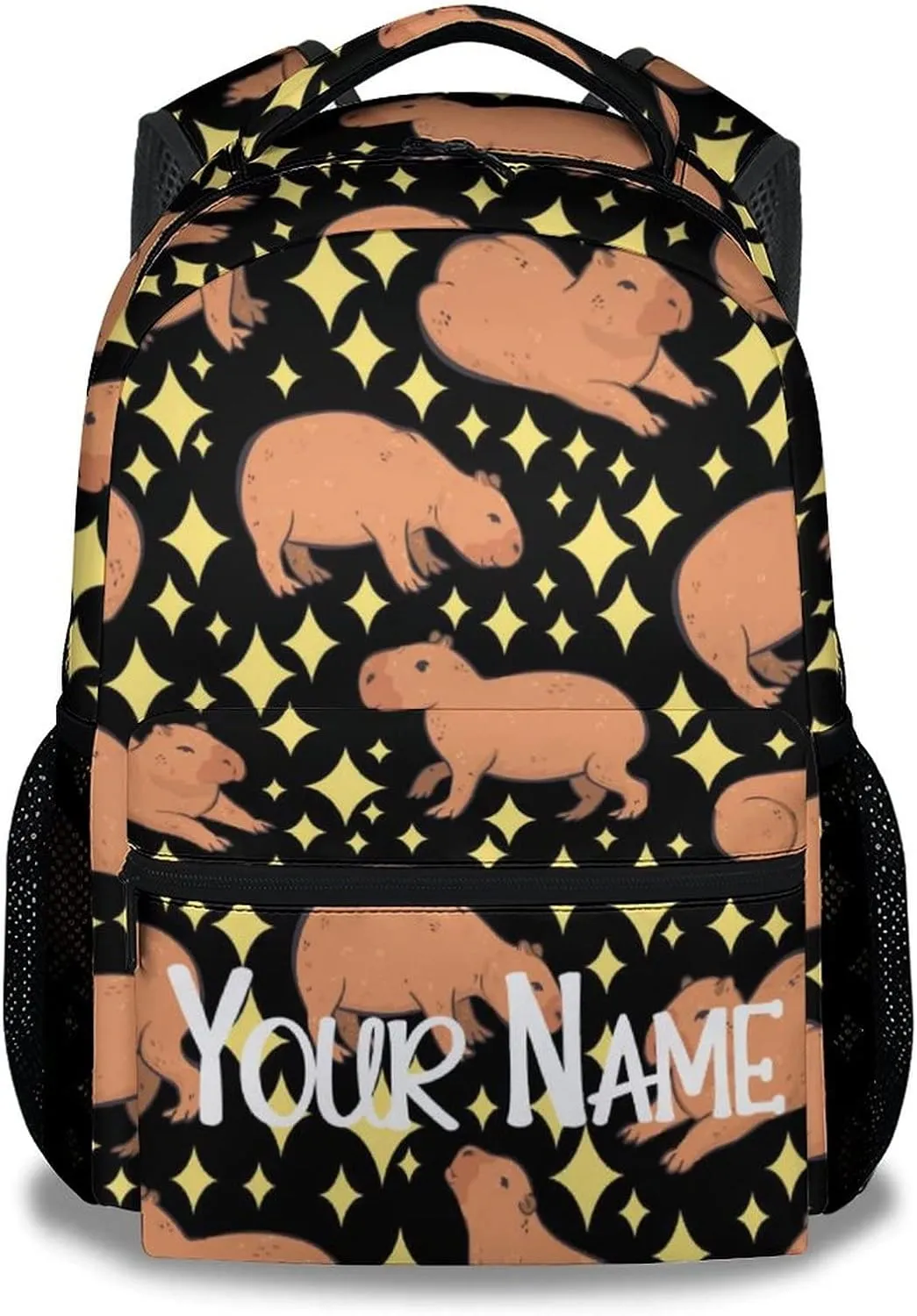 Personalized Backpack for Girls, School Backpacks for Kids Boys, 17 Inch Cute Customized Kids Bookbag, Custom Name Bookbags for Elementary Middle School
