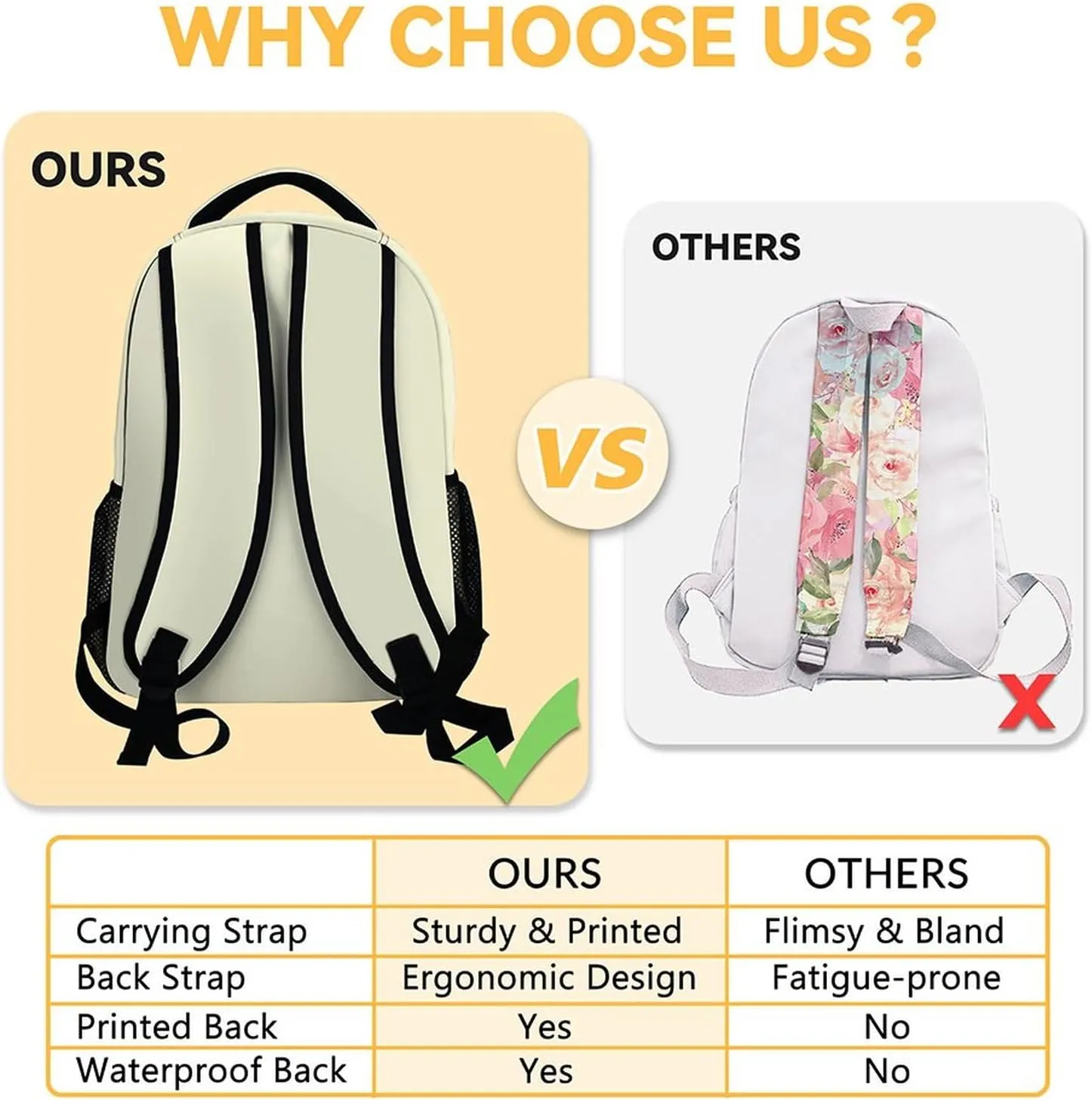 Personalized Flamingo Backpack with Lunch Box Set for Girls - 3 in 1 Primary Middle School Backpacks Matching Combo - Large Capacity, Durable, Lightweight, Yellow Bookbag and Pencil Case Bundle