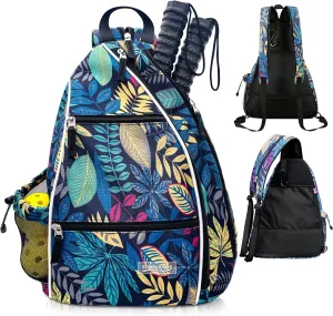 Pickleball Tennis Bag Backpack for Men Women - Sports Crossbody Franklin Pickle Ball Tennis Travel Sling Bag