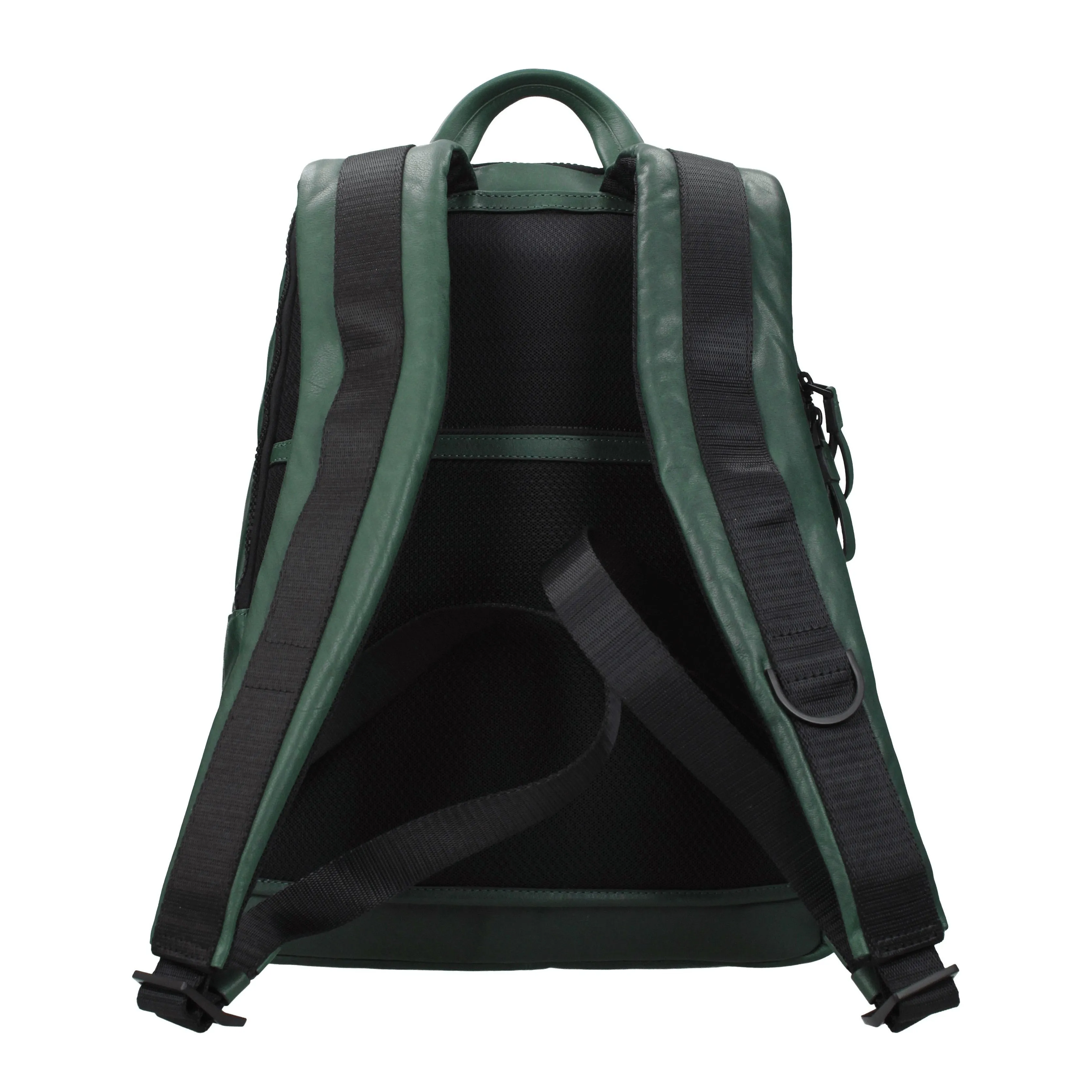 Piquadro Backpacks and Pouches Men Leather Green/Green Bottle