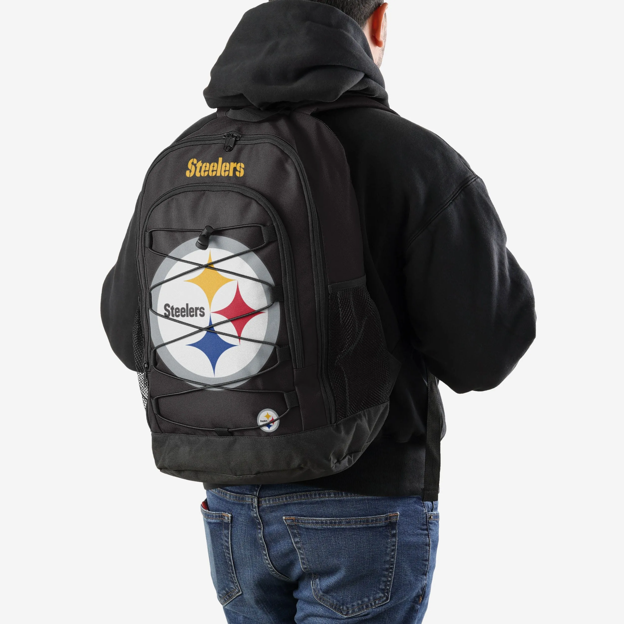 Pittsburgh Steelers Big Logo Bungee Backpack