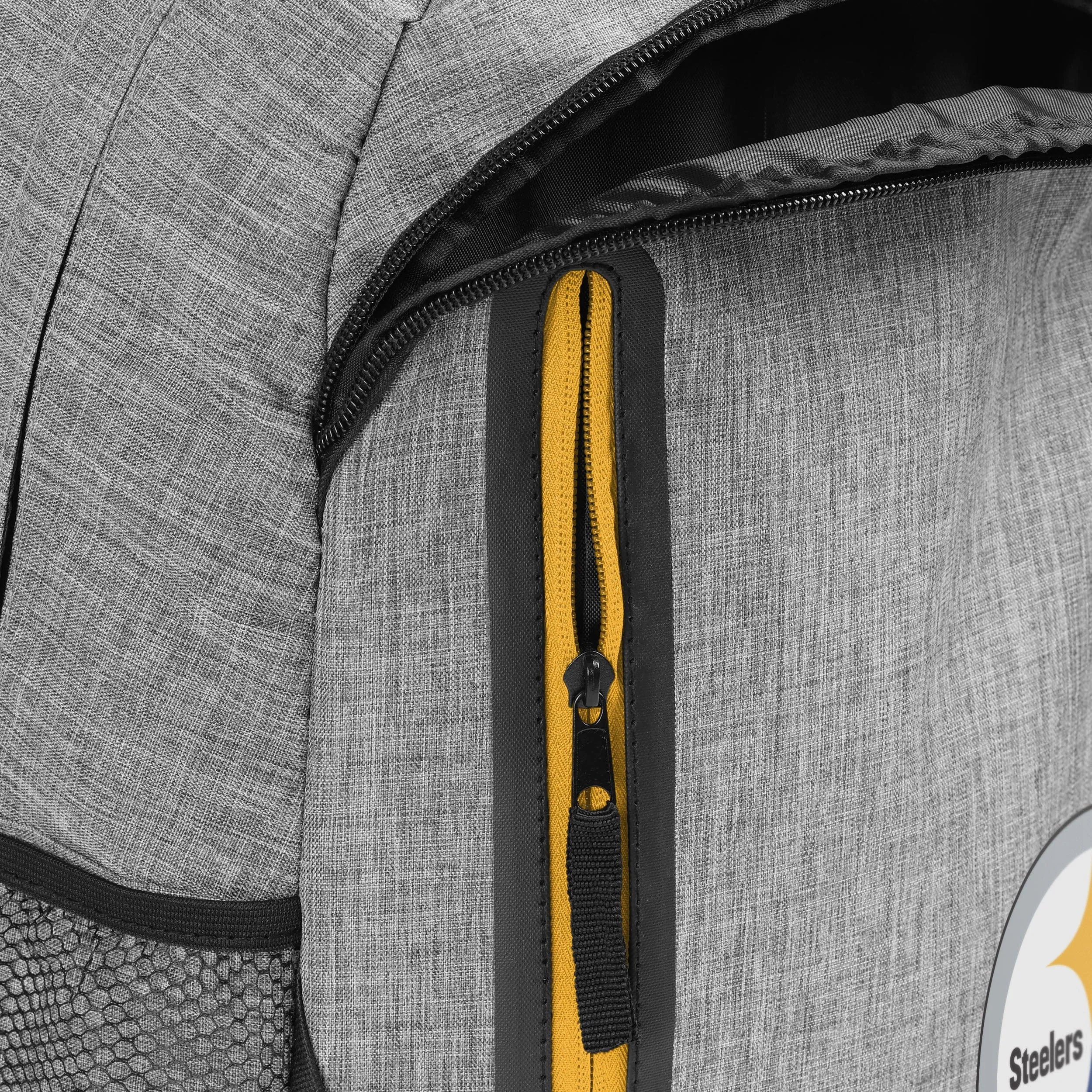 Pittsburgh Steelers Heather Grey Bold Color Backpack