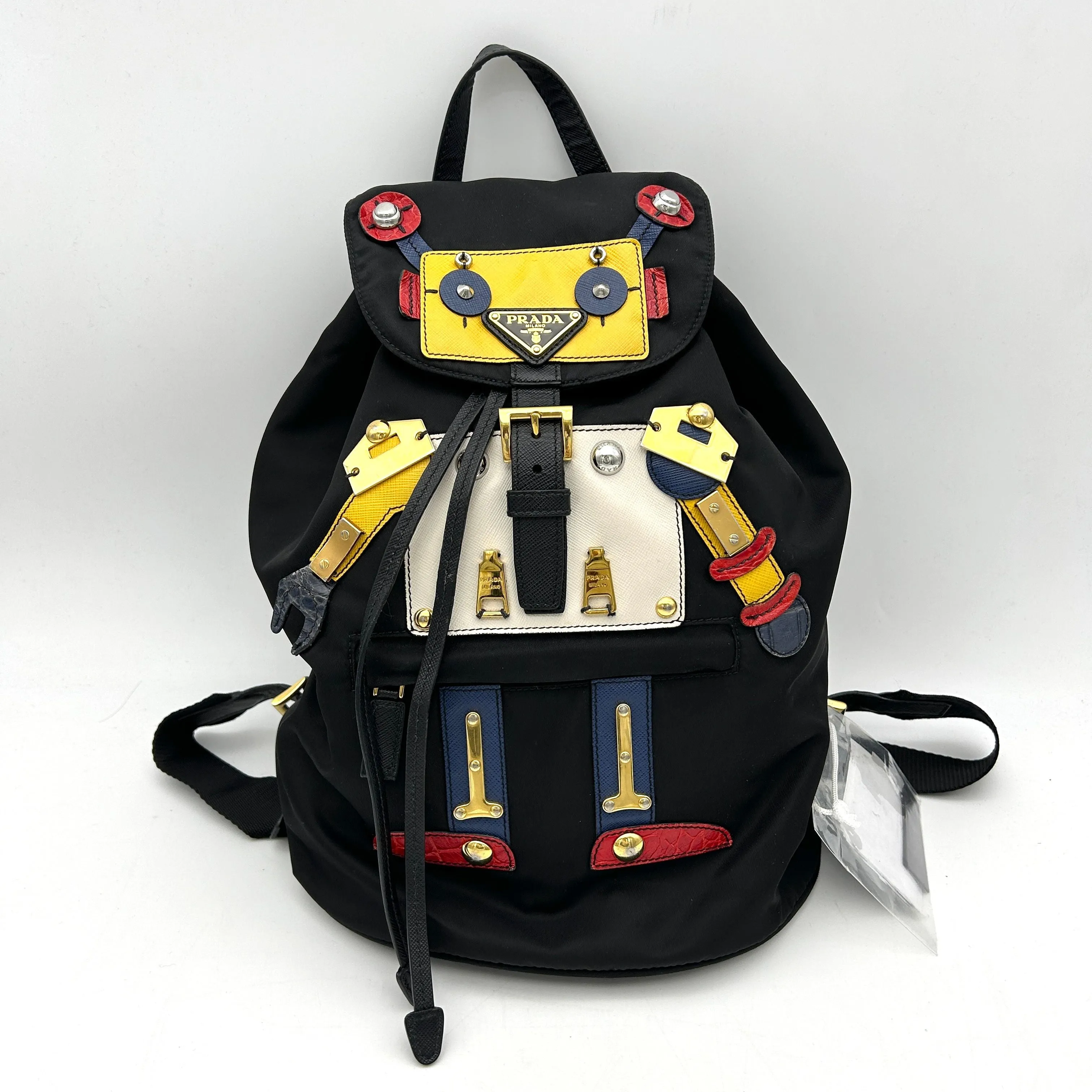 Prada Tessuto Robot Backpack - Black Backpacks, Handbags LA17095