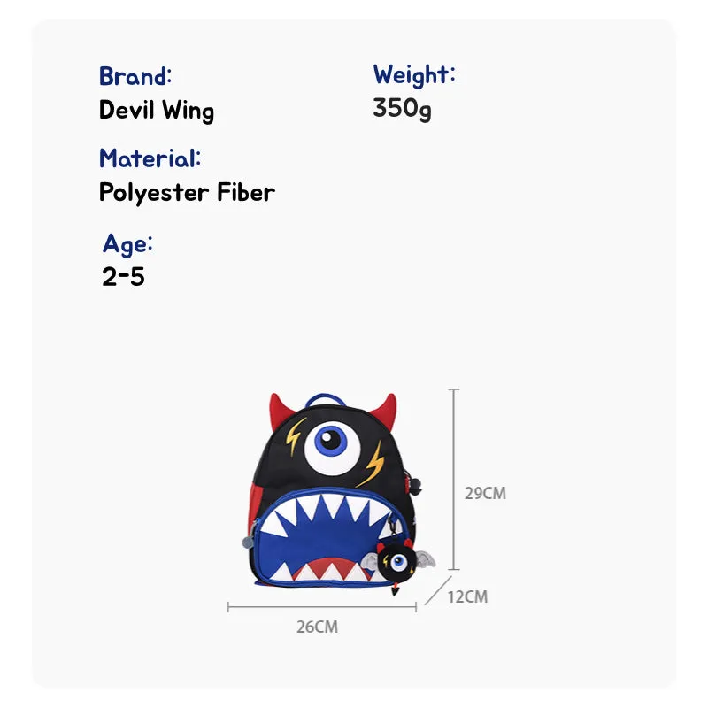 Preschool Backpack: Yum Yum Series - Black