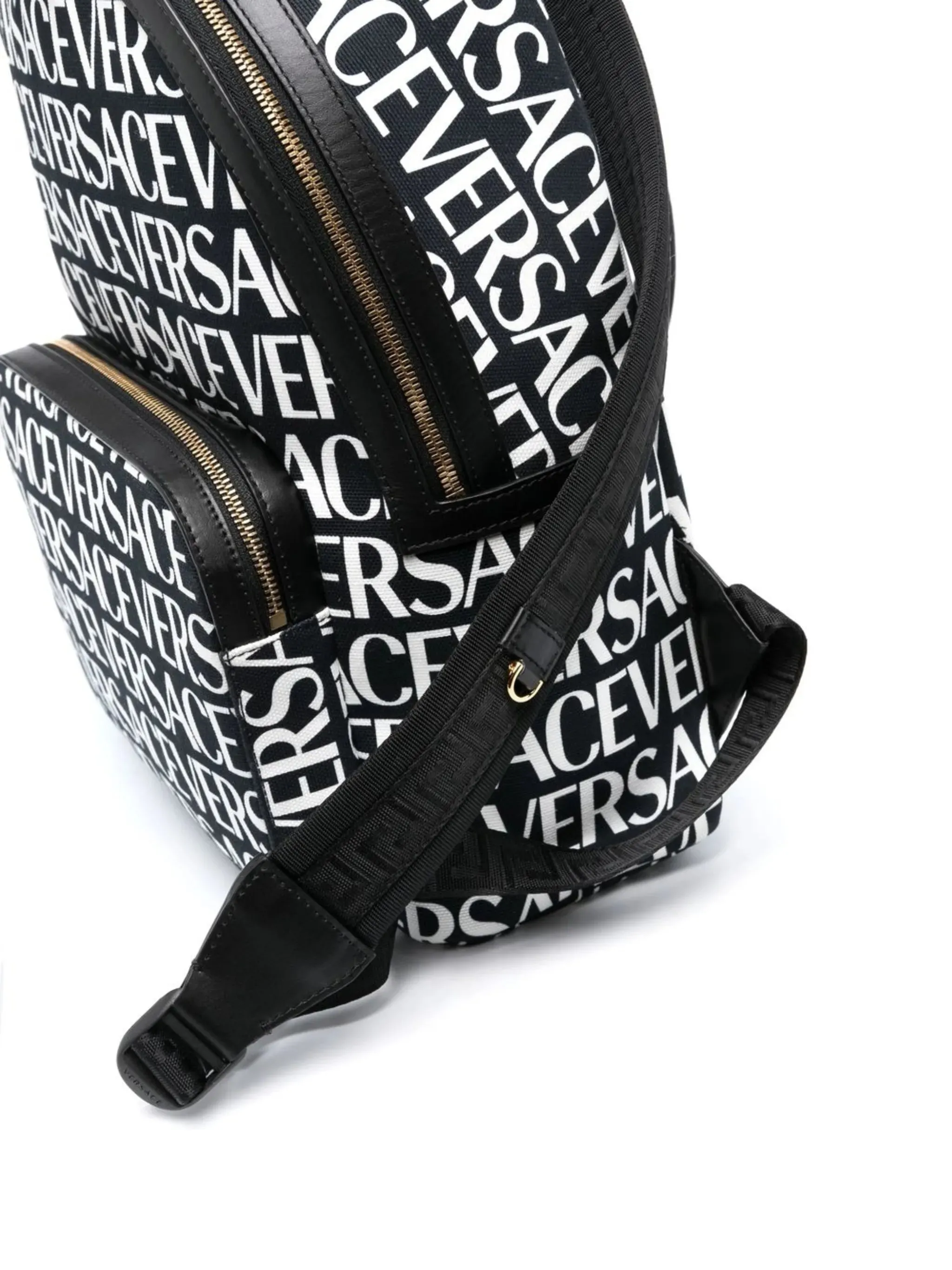 Price-match guarantee logo-print backpack International tracking