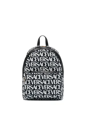 Price-match guarantee logo-print backpack International tracking