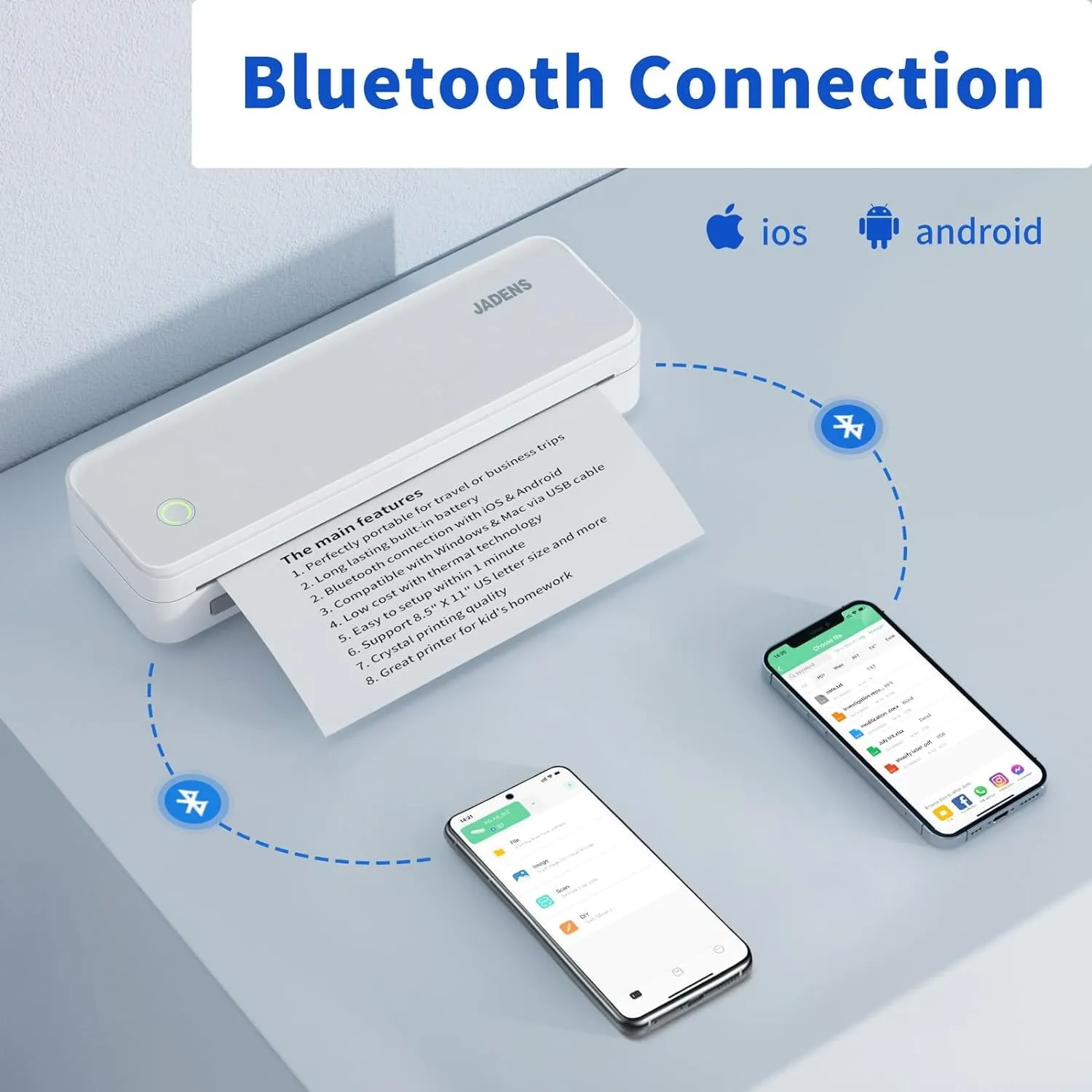 Printer Portable Best-priced Thermal Efficient returns Wireless Bluetooth