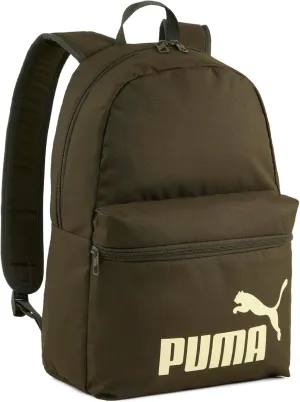 PUMA Classic Backpacks, Dark Olive-Gold Moon, One Size