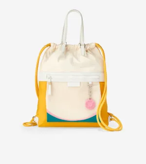 Radiant Nylon Drawstring Backpack Women's