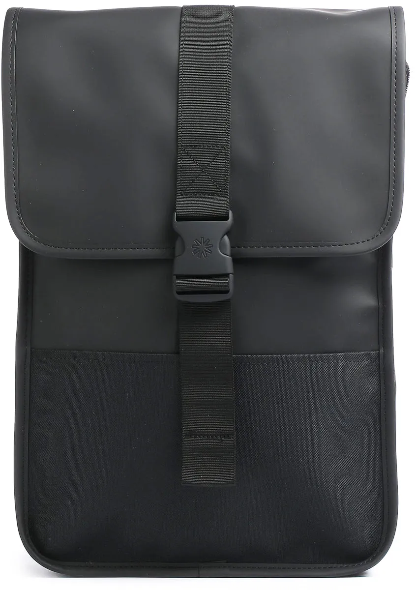 Rains Buckle Mini Backpack In Black