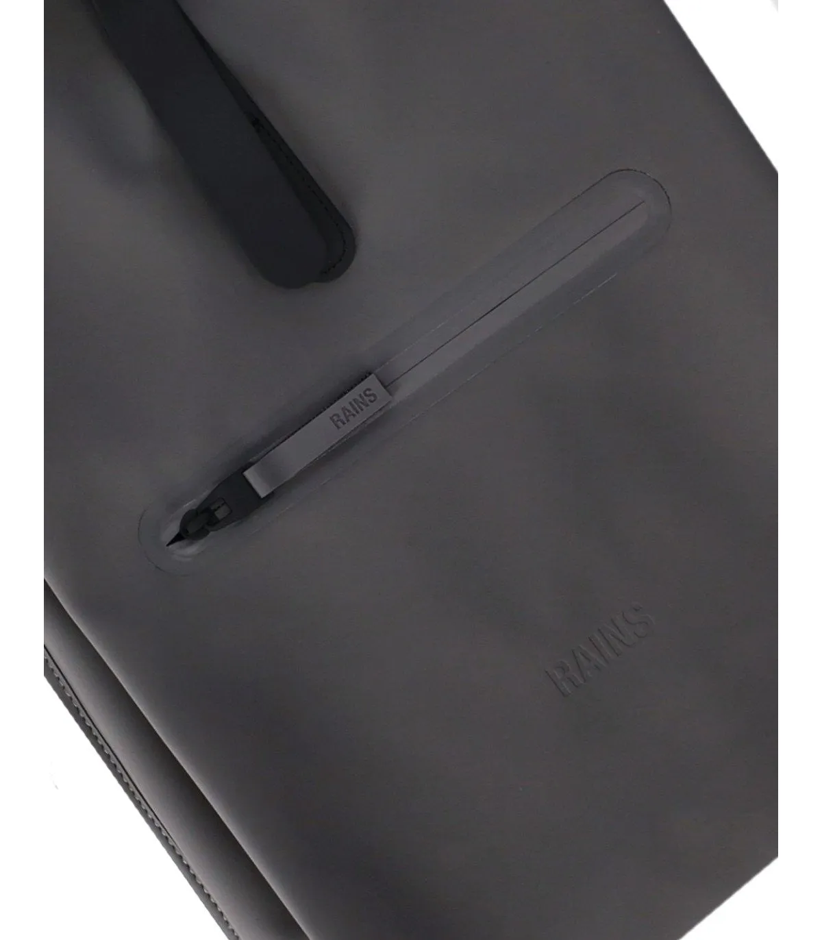 Rains Grey Rolltop Backpack