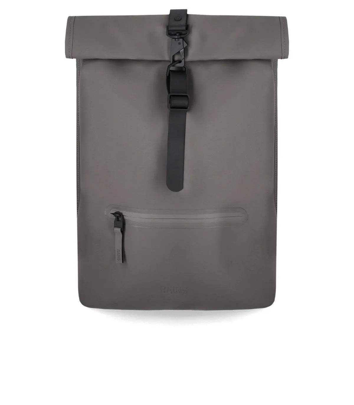 Rains Grey Rolltop Backpack