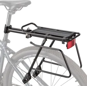 Rear Bike Rack - Bike Cargo Rack Quick Release Mount - Large Capacity Bicycle Pannier Rack 60lbs, Touring Carrier Rack fit 24”-29” and 700c