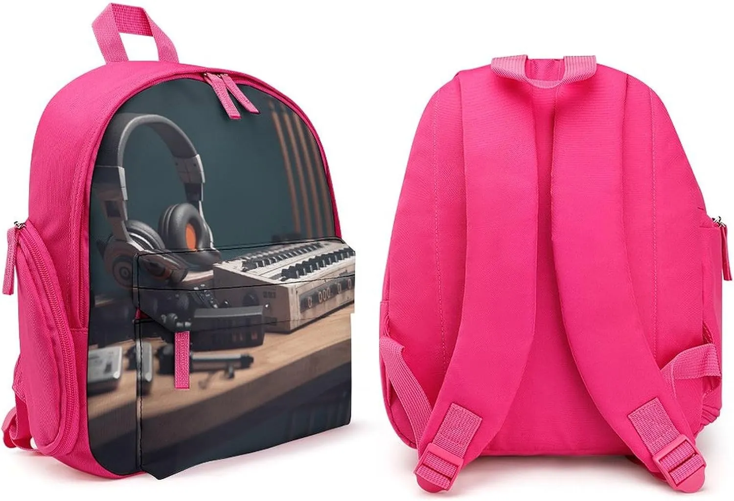 Recorder with Headphones Travel Backpack Casual Bag Lightweight Hiking Backpacks for Business, Travelling, Hiking