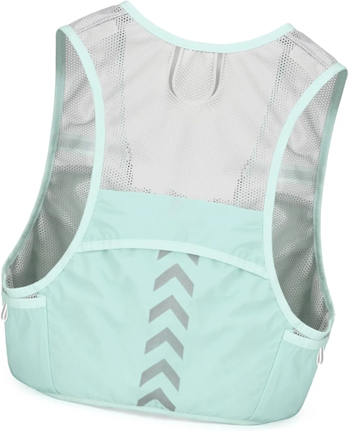 Reflective Running Vest Water Bladder Pack With Phone Holder Adjustable Light Weight Running Backpacks For Men Women