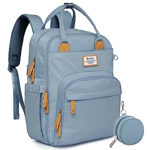 Ruvalino Classic Diaper Bag Backpack - Sky Blue