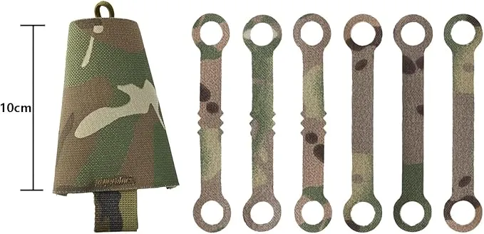 SABADO Tactical Chem Lights with Holders and Carabiner Clip, 6 Ultra Bright Glow Sticks with 12 Hour Duration for Camping Fishing and Hunting