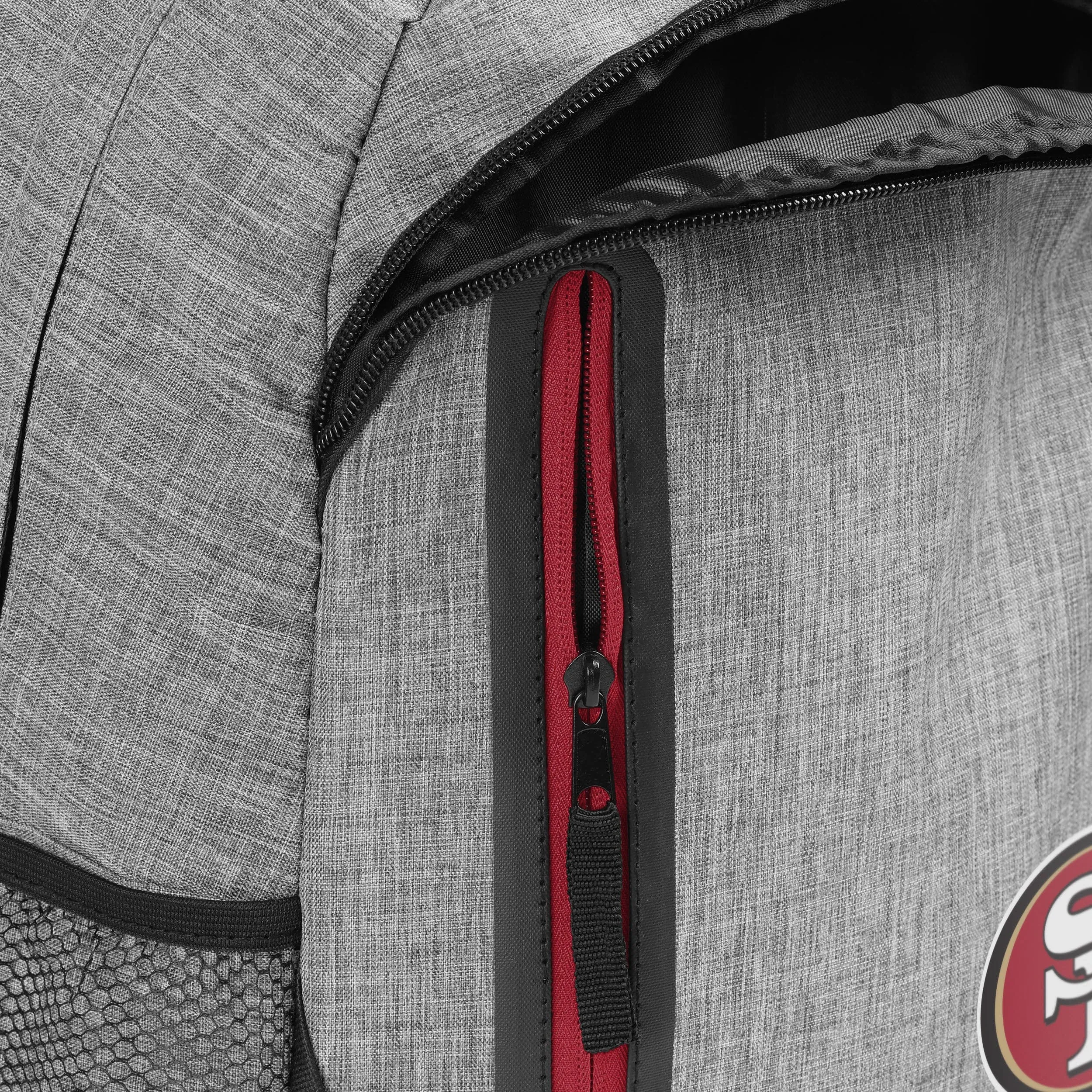 San Francisco 49ers Heather Grey Bold Color Backpack