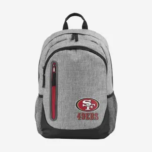 San Francisco 49ers Heather Grey Bold Color Backpack
