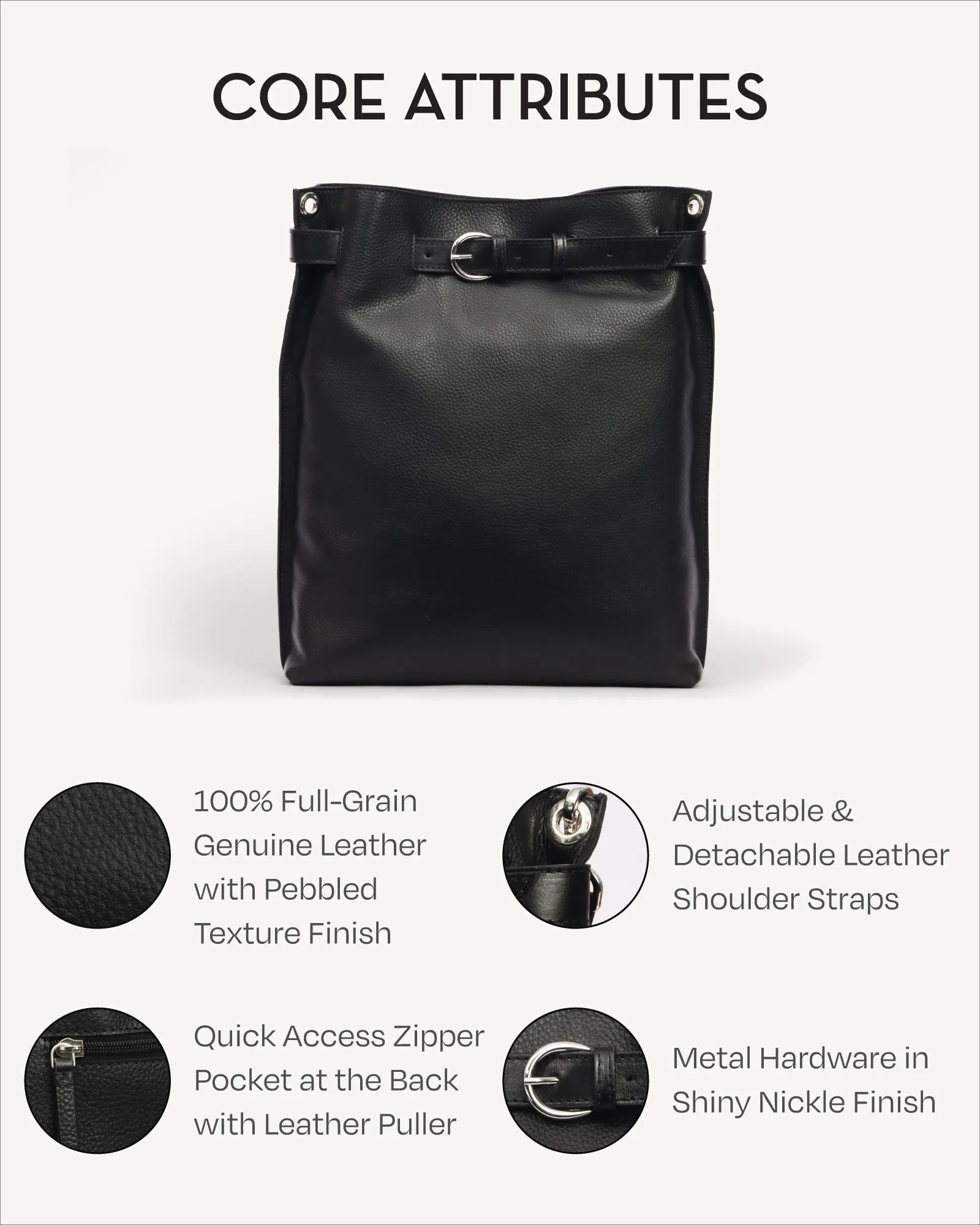 Santorini Backpack - Black