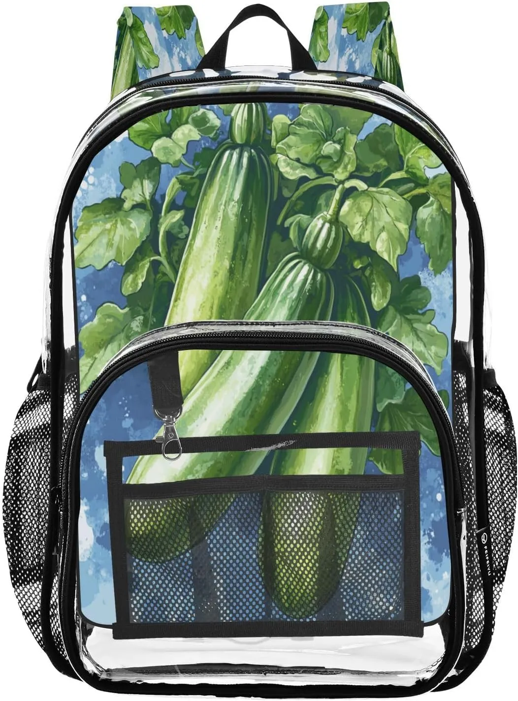 School Backpack Clear Clear Backpack For Boys See Through Transparent Heavy Duty Back Pack Zucchini Genesis Style