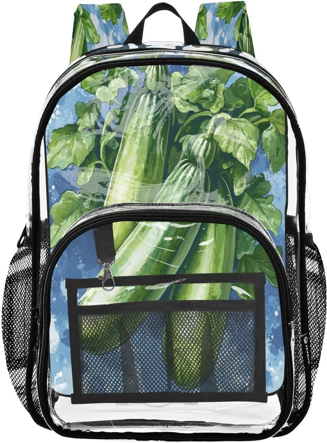School Backpack Clear Clear Backpack For Boys See Through Transparent Heavy Duty Back Pack Zucchini Genesis Style