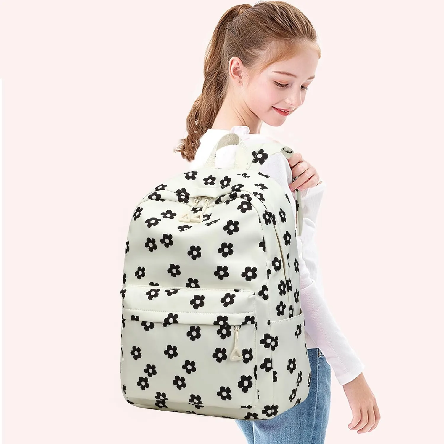 School Backpack for Teen Girls Women Laptop Backpack College Bookbags Middle School Travel Work Commuter Back Pack