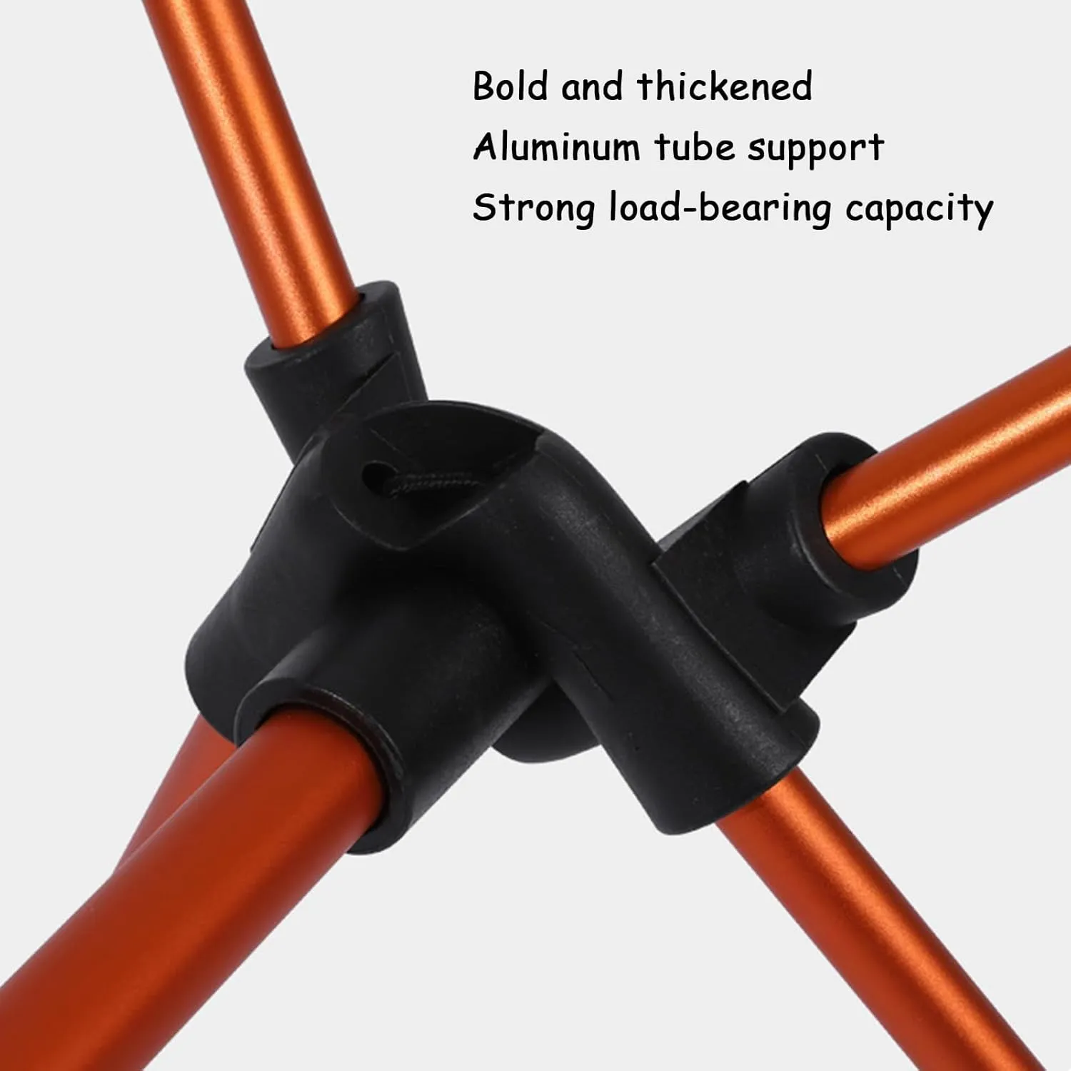 Set of 2 Portable Camping Chair, Compact & Lightweight Folding Chair with Carry Bag, 90 kg Capacity, ior Support, Ideal for Backpacking, Beach, Picnic, Fishing, Garden,Red (Orange One Size)