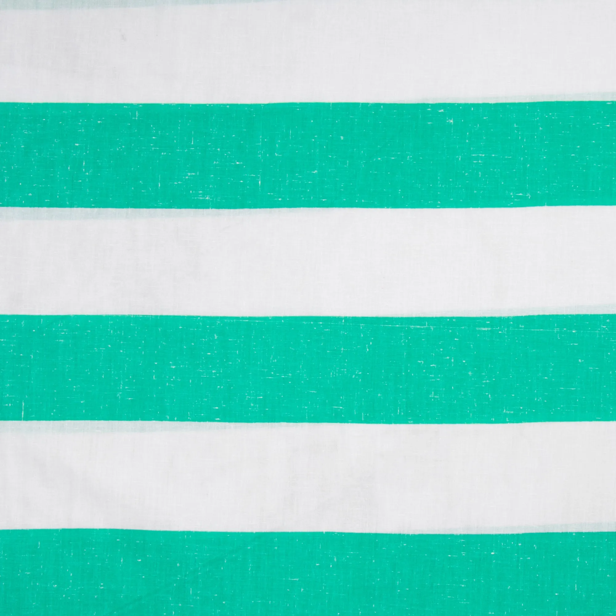 Sheeting Poly Cotton Green/White Stripe 240cm