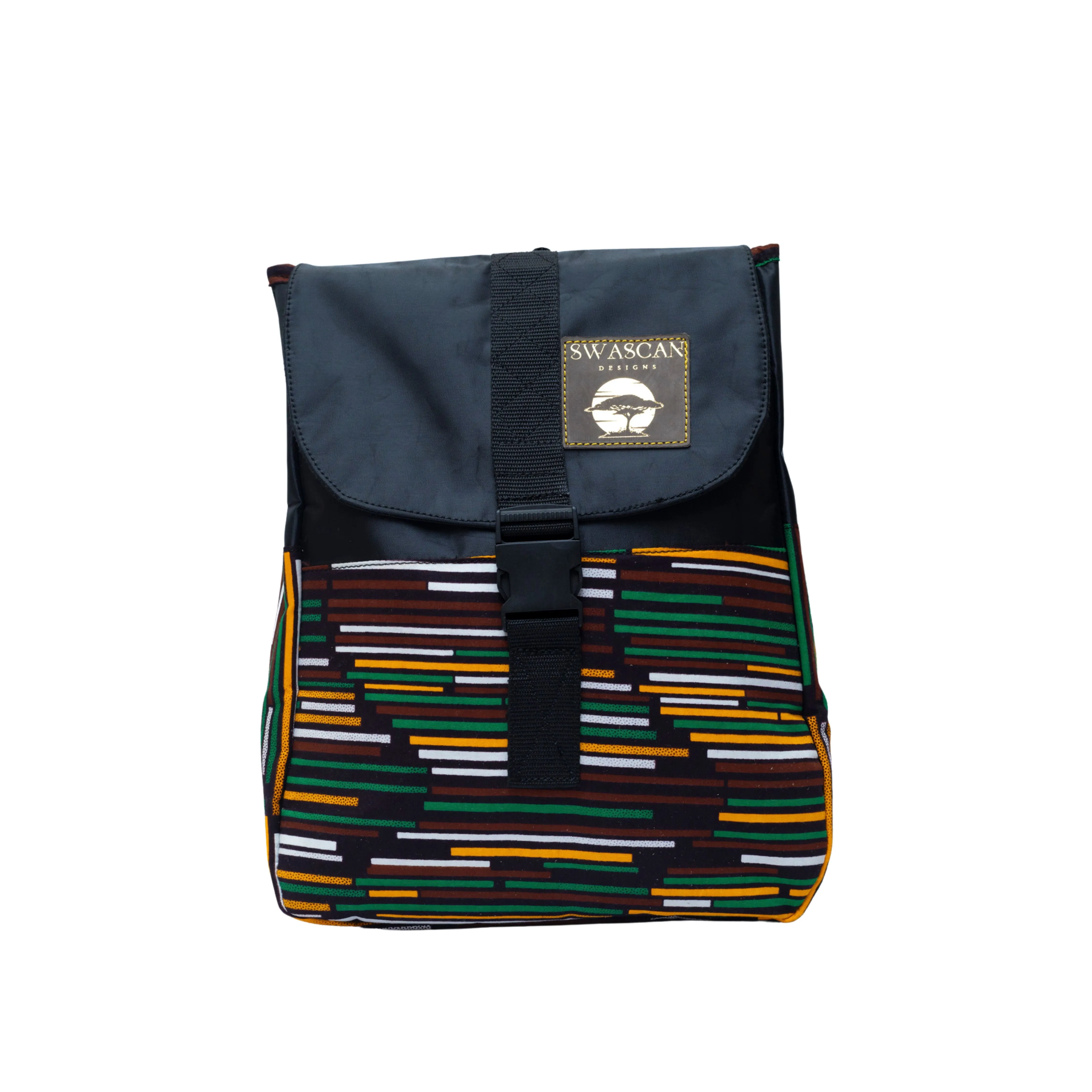 Siaya Handwoven Fabric & Nylon Backpack | A Cultural Heritage Reimagined for the Modern Explorer