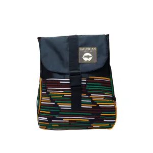 Siaya Handwoven Fabric & Nylon Backpack | A Cultural Heritage Reimagined for the Modern Explorer