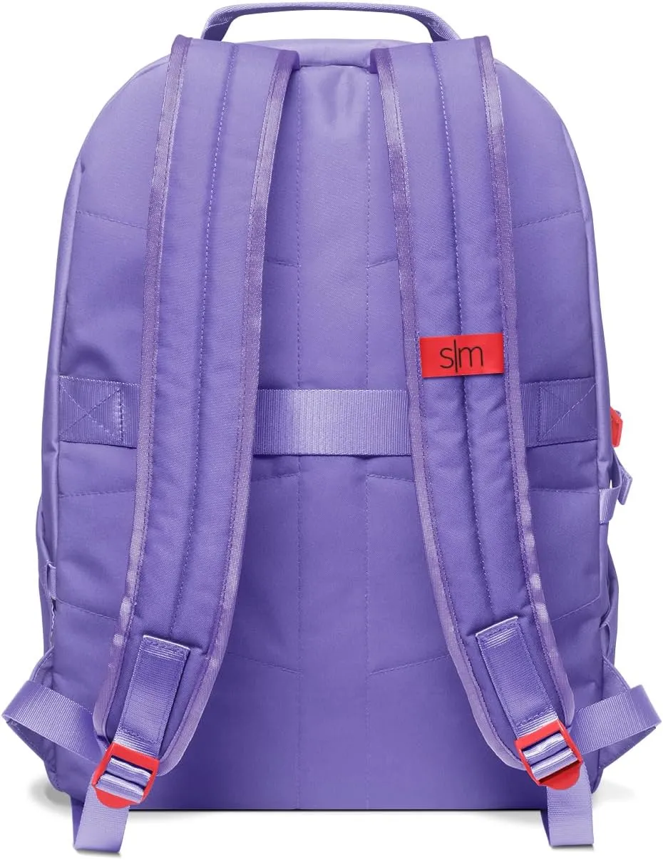 Simple Modern Ellis Backpack for School | Elementary Middle and High School Bookbag for Kids and Teens | Girls and Boys | Purple Rain