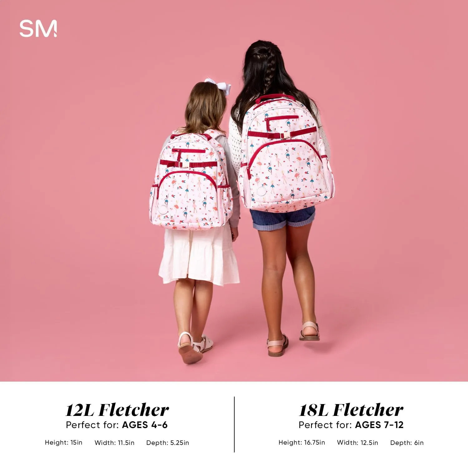 Simple Modern Medium My Little Pony Toddler Backpack for School Girls and Boys | Kindergarten Elementary Kids Backpack | Fletcher Collection | Kids - 15" tall | Garden of Rainbows