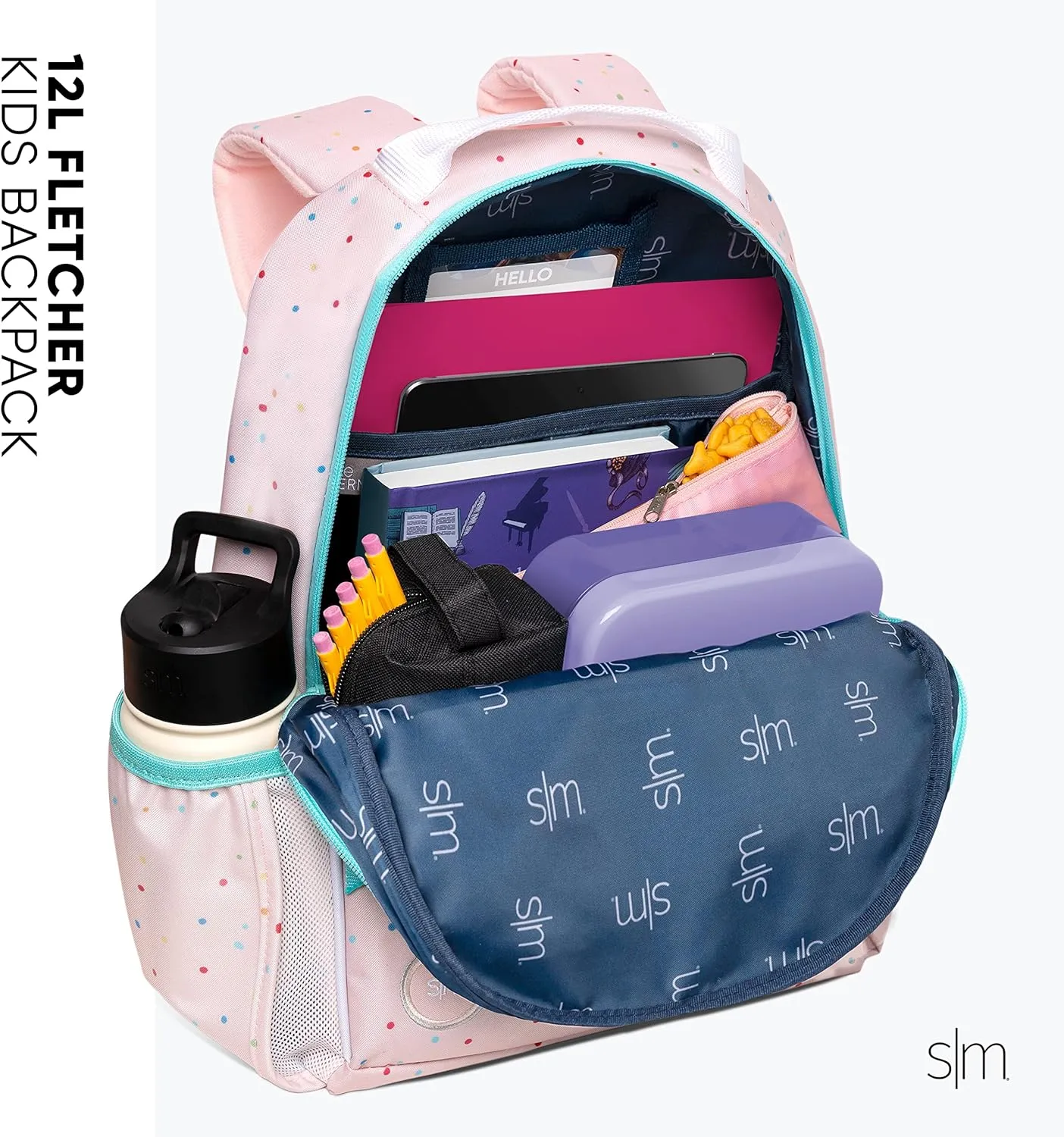 Simple Modern Medium My Little Pony Toddler Backpack for School Girls and Boys | Kindergarten Elementary Kids Backpack | Fletcher Collection | Kids - 15" tall | Garden of Rainbows