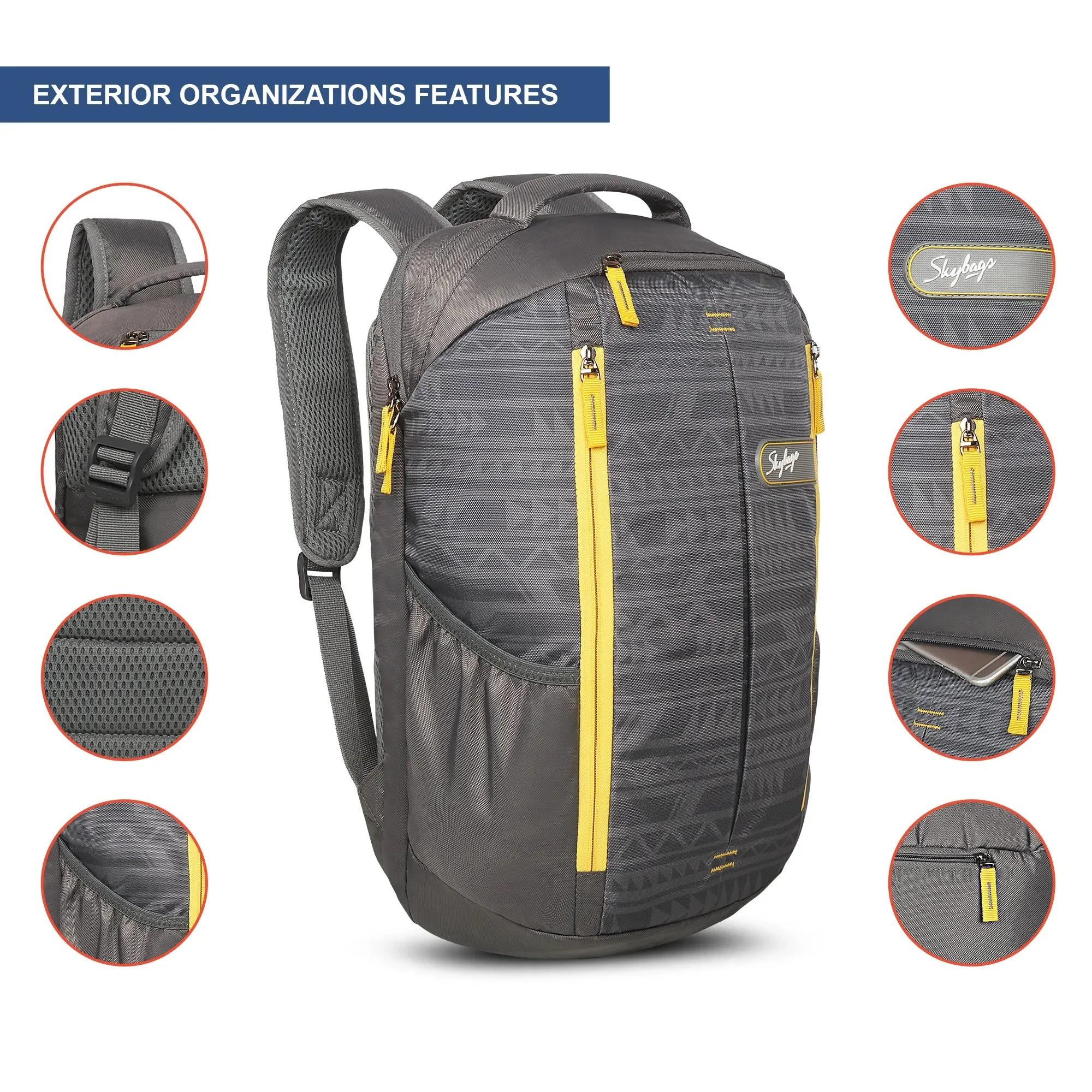 Skybags Offroader NX Laptop Backpack Grey