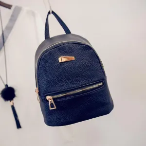 Small, Leather Backpack