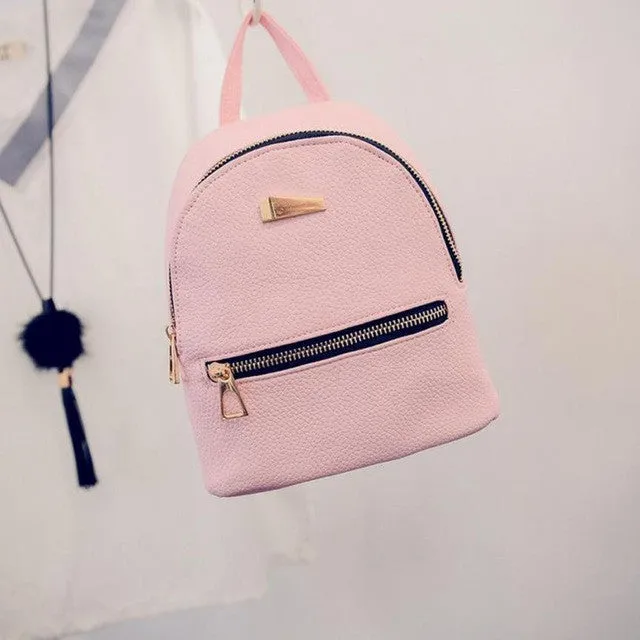 Small, Leather Backpack