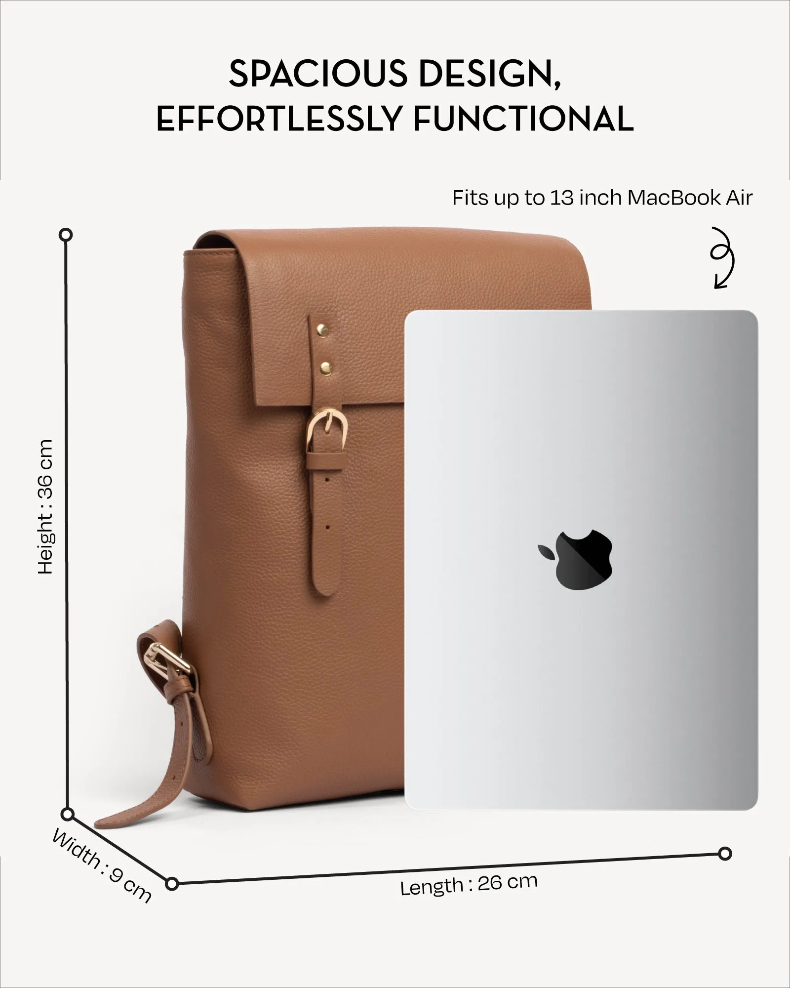 Sofia Backpack - Hazelnut
