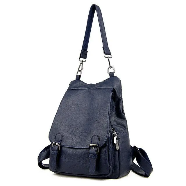 Soft Leather Backpack