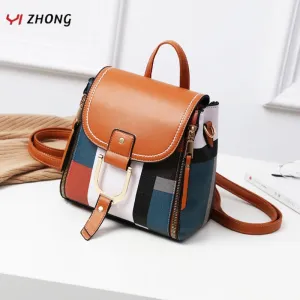 Soft Touch Multi-Function Small Backpack