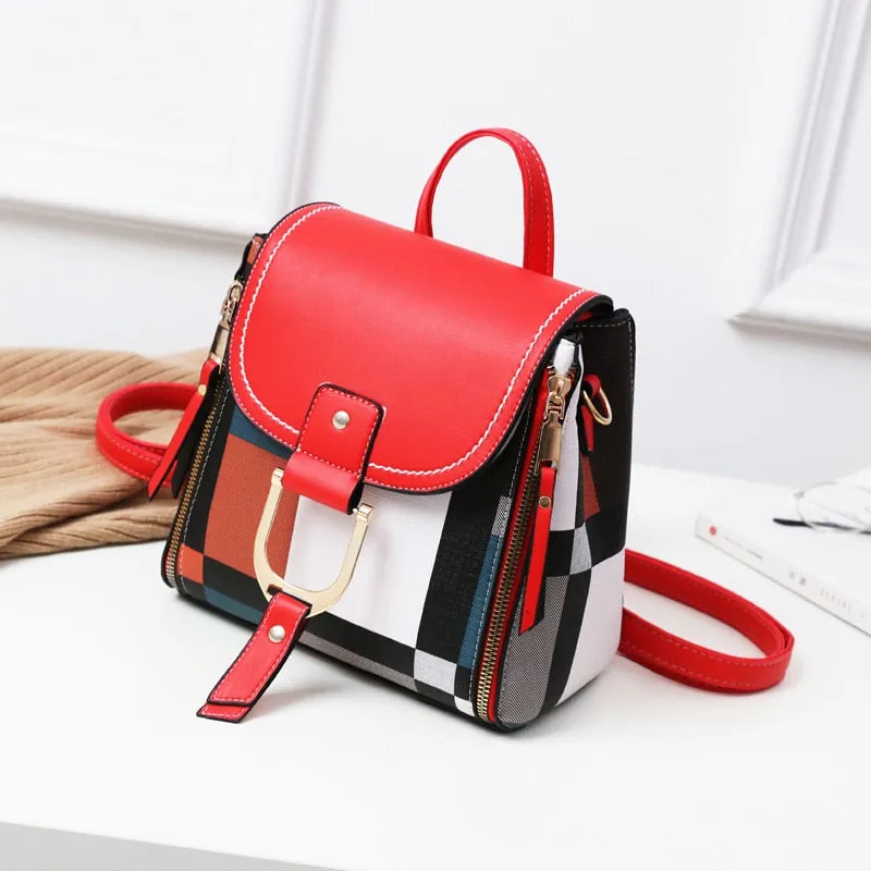 Soft Touch Multi-Function Small Backpack