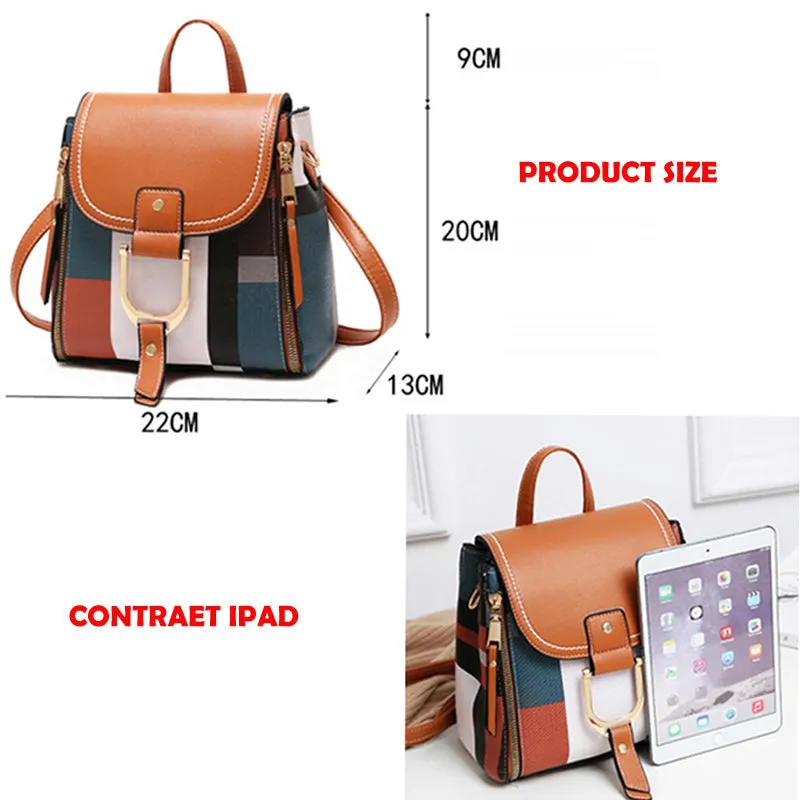 Soft Touch Multi-Function Small Backpack