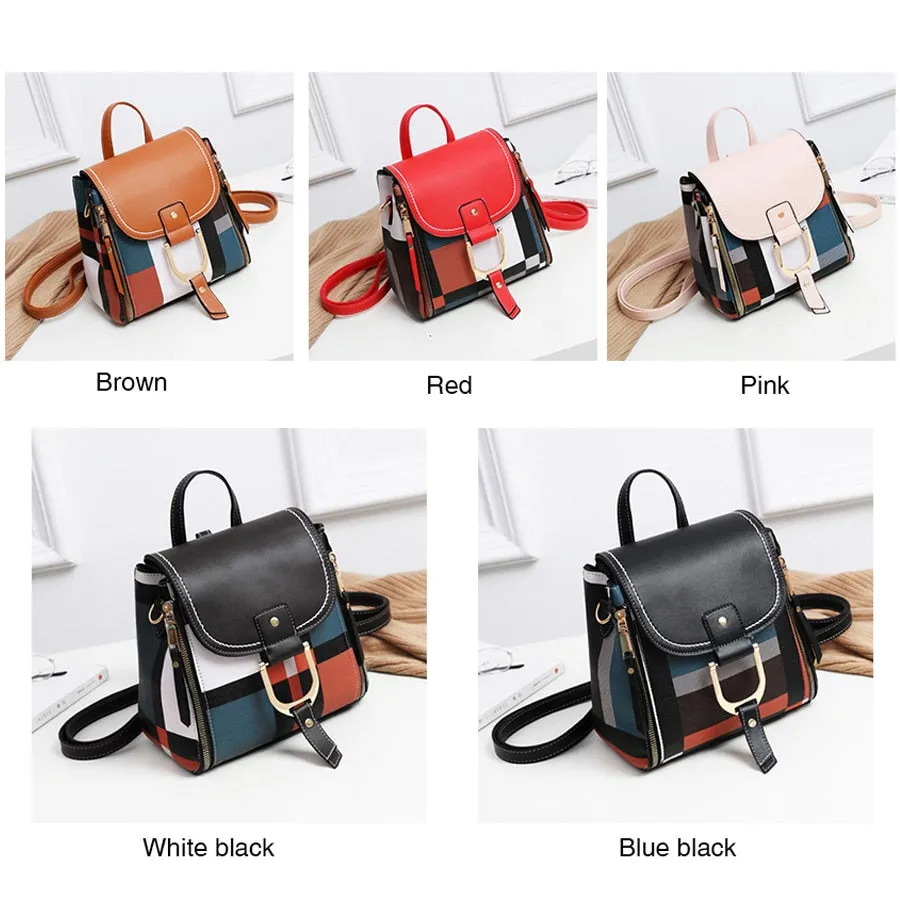 Soft Touch Multi-Function Small Backpack