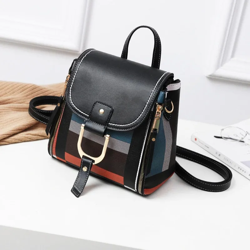 Soft Touch Multi-Function Small Backpack