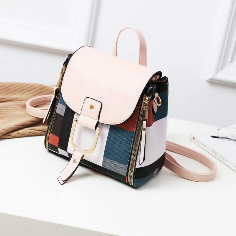 Soft Touch Multi-Function Small Backpack