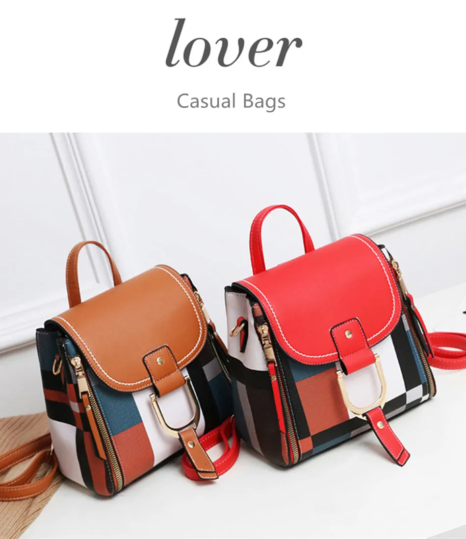 Soft Touch Multi-Function Small Backpack