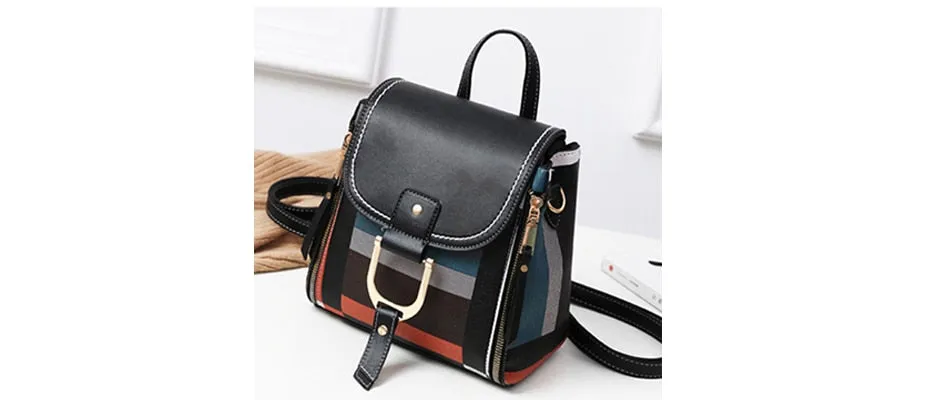 Soft Touch Multi-Function Small Backpack