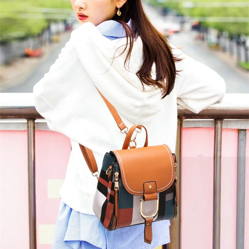 Soft Touch Multi-Function Small Backpack