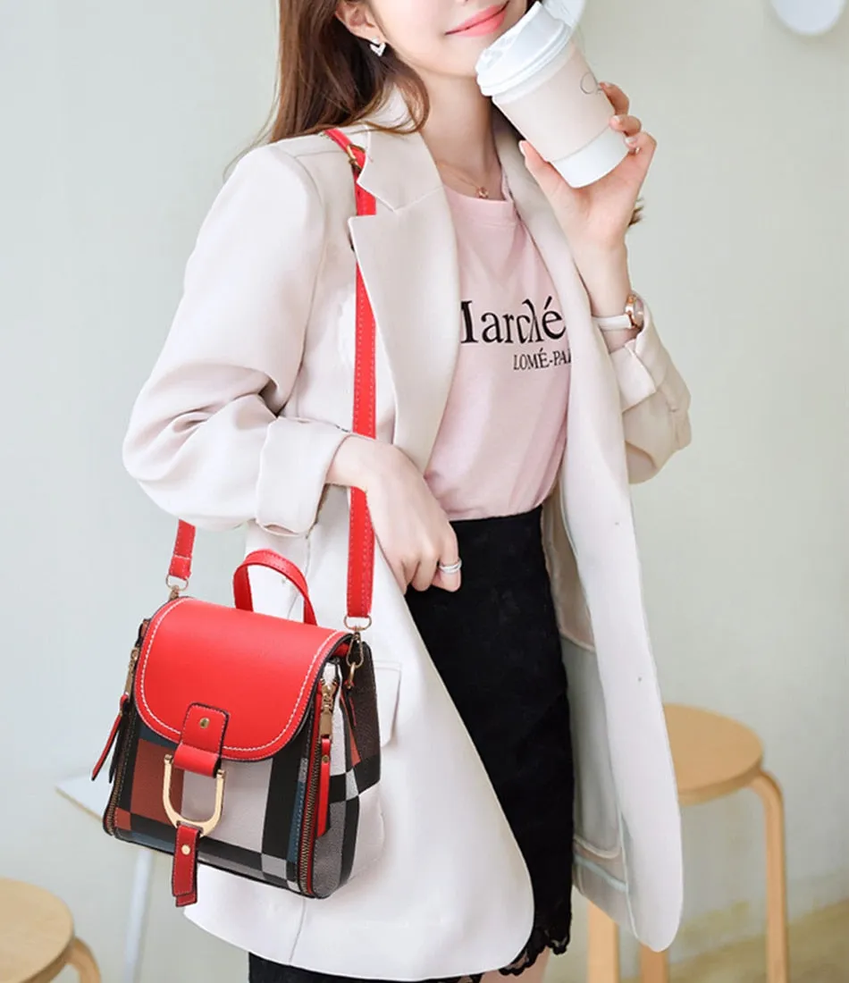 Soft Touch Multi-Function Small Backpack